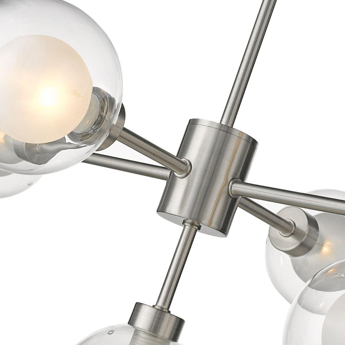 Natali 10 Light Satin Nickel Ceiling Pendant – image 2
