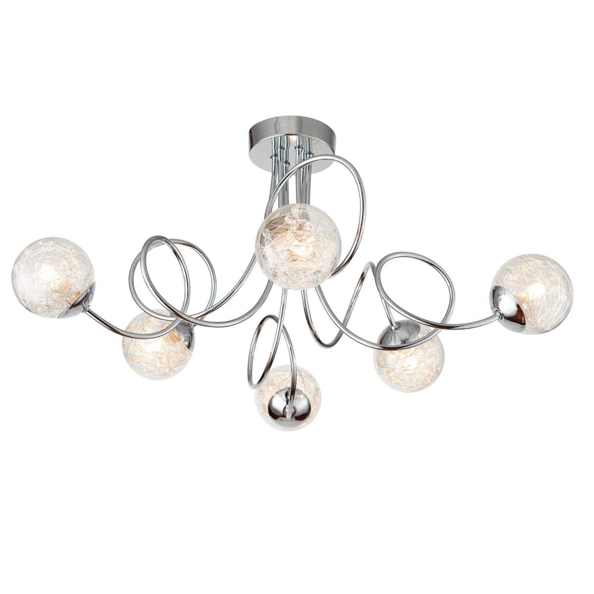 Auria 6 Light Semi Flush Ceiling Light – image 2