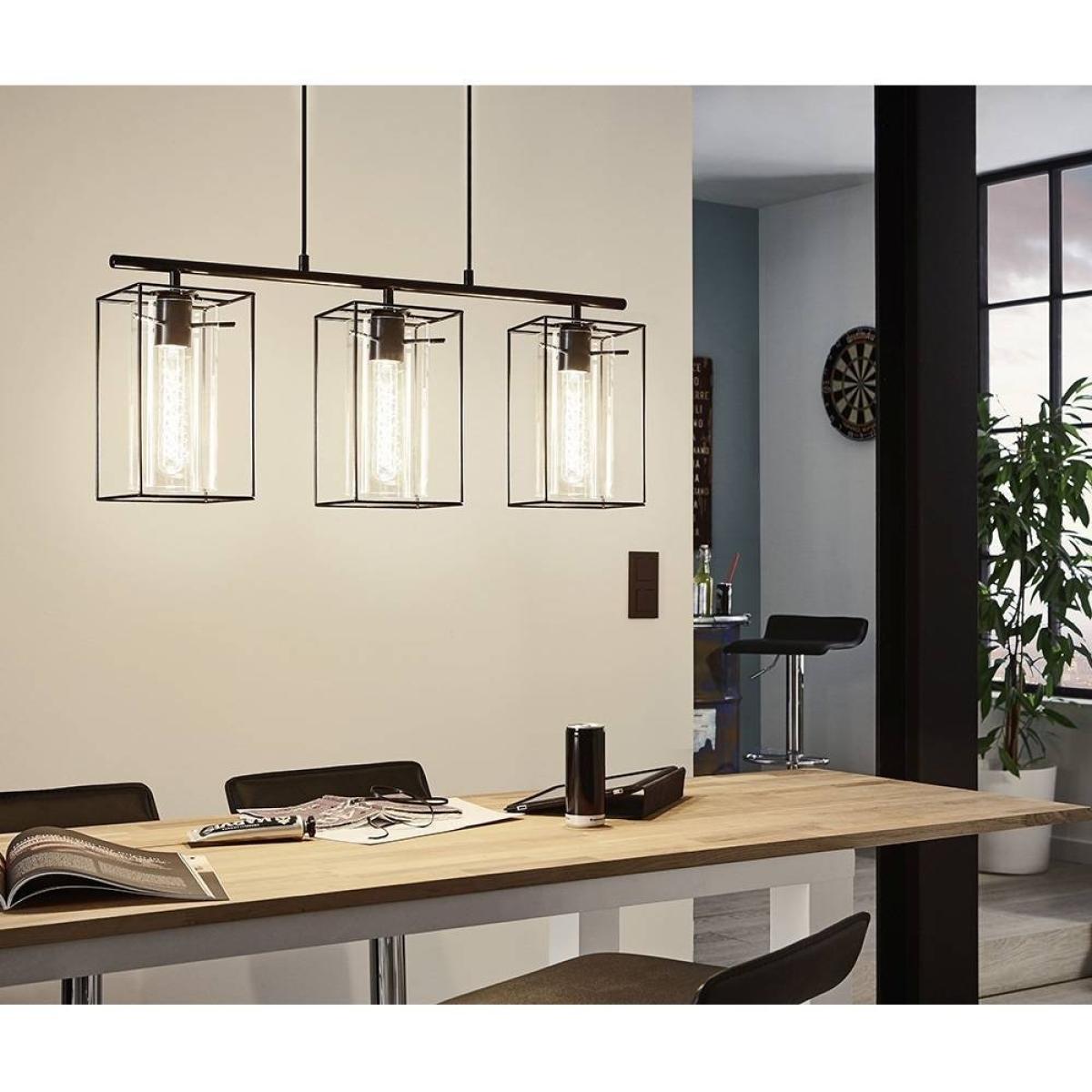Merton 3 Light Ceiling Light Black – image 2