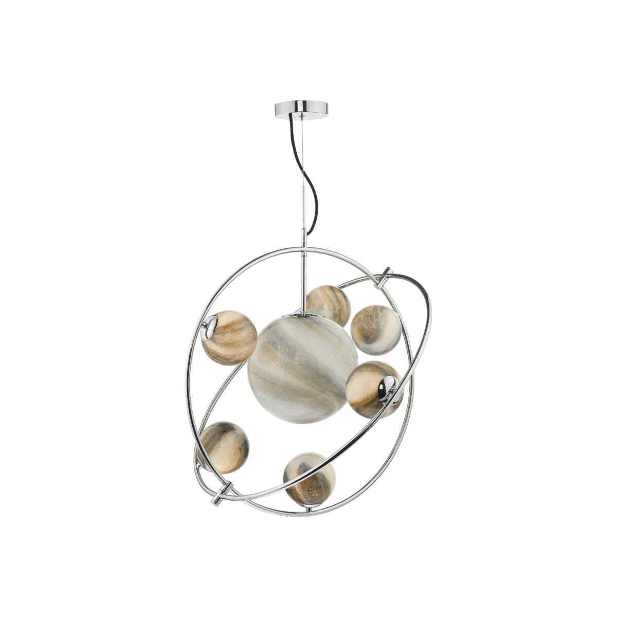 Mikara 7 Light Polished Chrome Ceiling Light