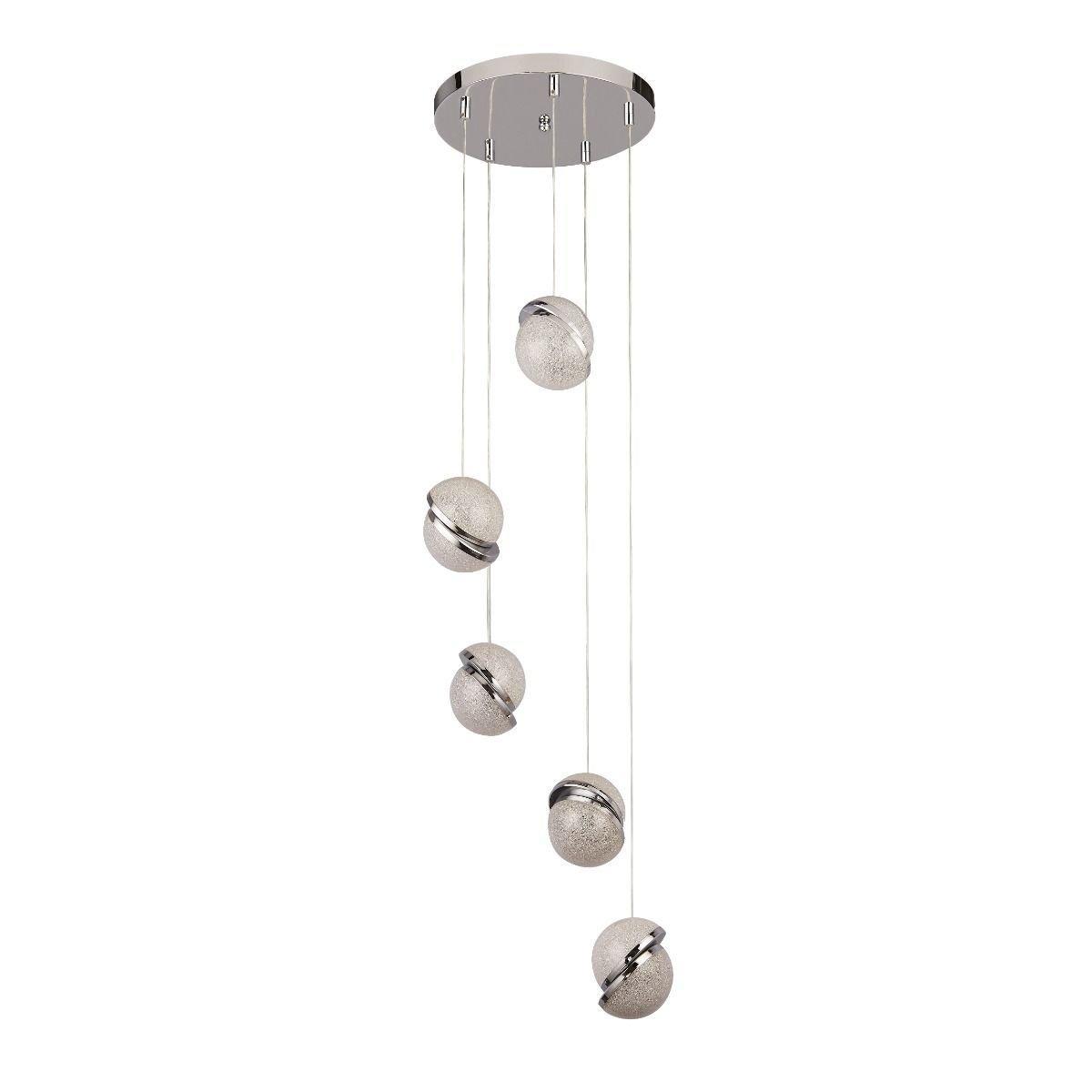 Whitney 5 Light Polished Chrome Ceiling Pendant – image 2