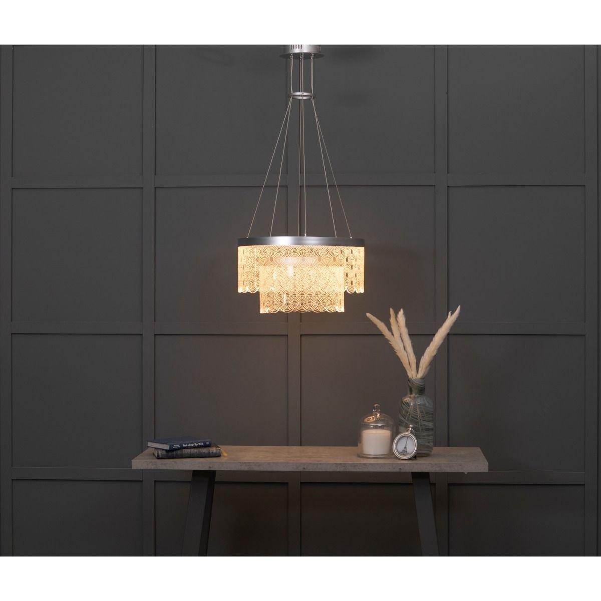 Letzia Tier Scallop LED Fitting Warm White LED – image 2