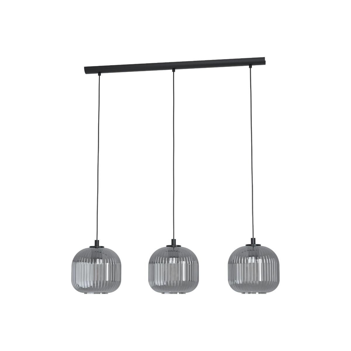 Mantunalle 3 Light Black Ceiling Light