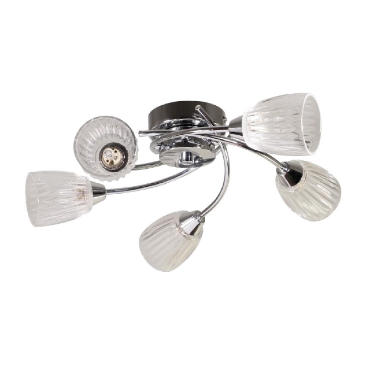 Pala Semi Flush Polished Chrome Light