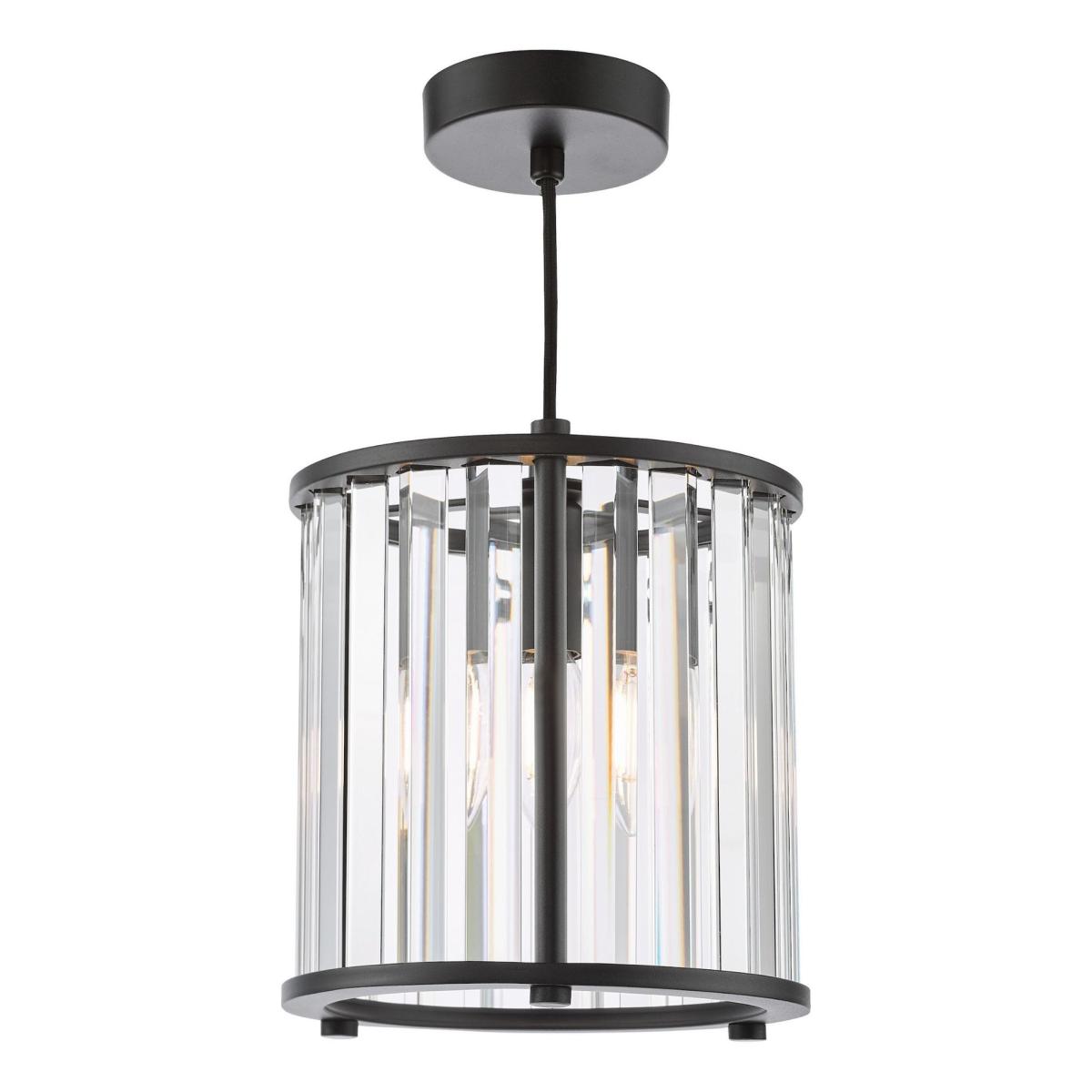 Kiran Satin Black Pendant Ceiling Light – image 2