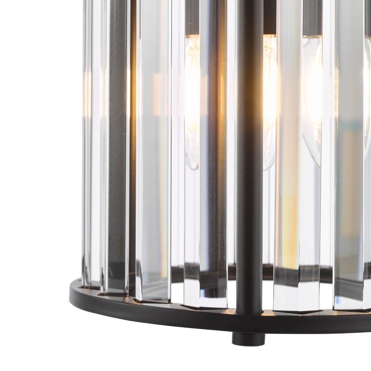 Kiran Satin Black Pendant Ceiling Light – image 3
