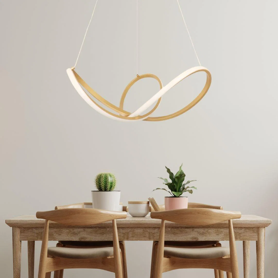 Aranda LED Gold Ceiling Pendant – image 1