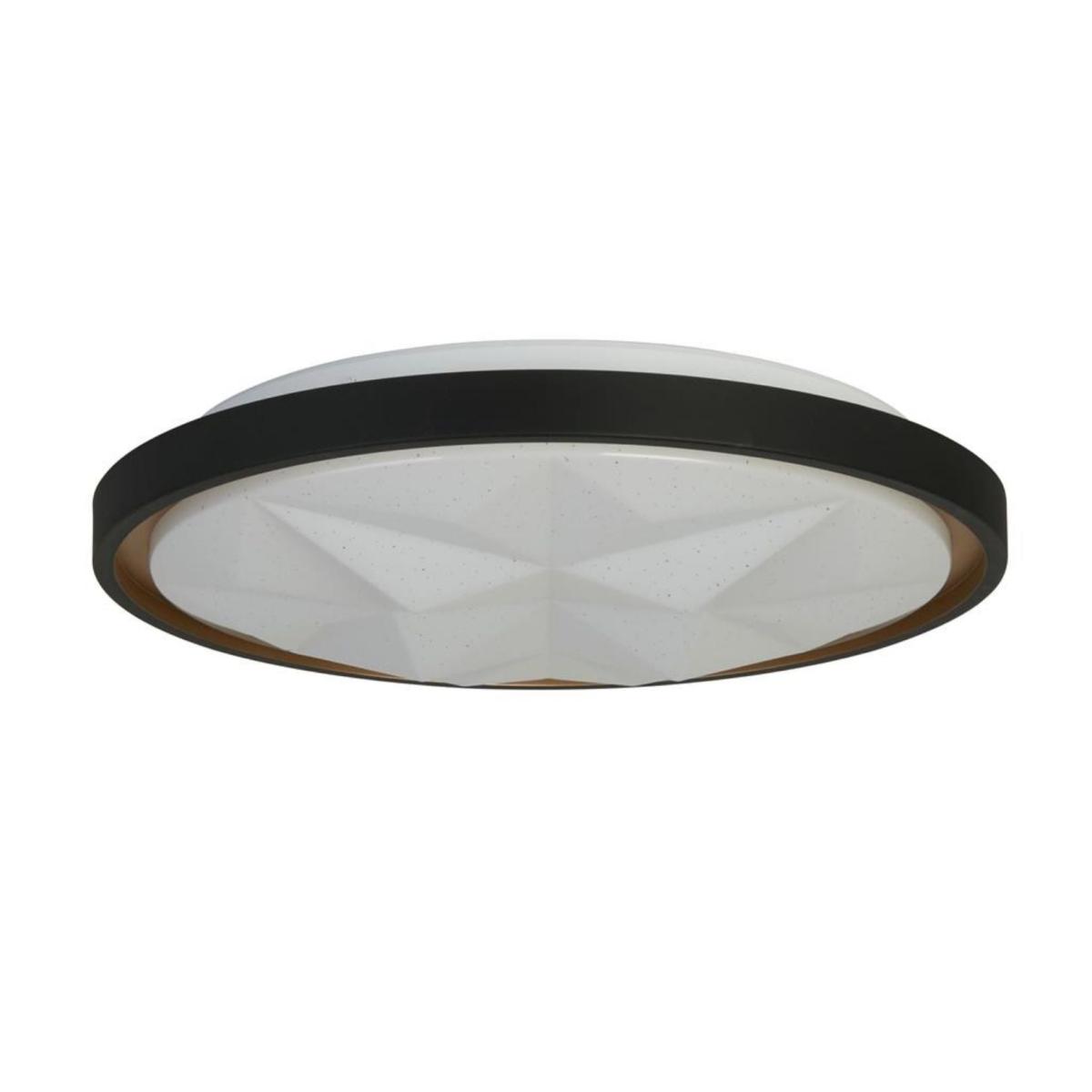 Satellite Black & White LED Flush Ceiling Light – image 3