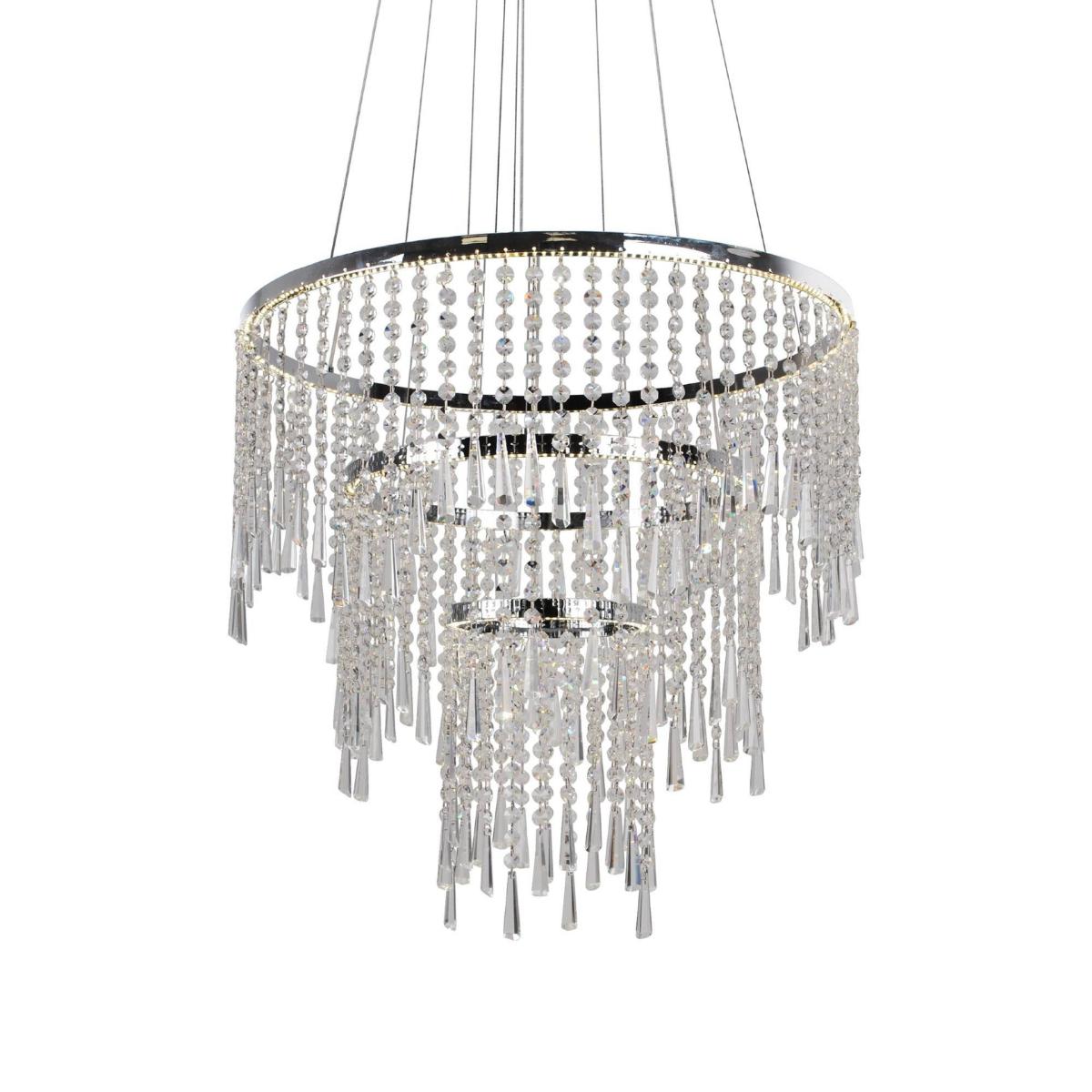 Loretta LED 3 Tier Crystal Pendant Ceiling Light – image 2