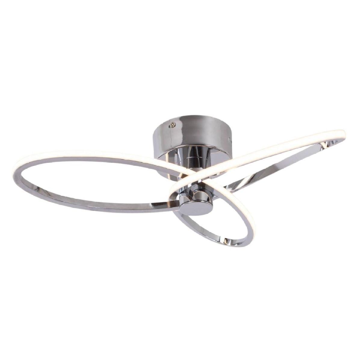 Reggie Polished Chrome LED Semi Flush Ceiling Light – image 2