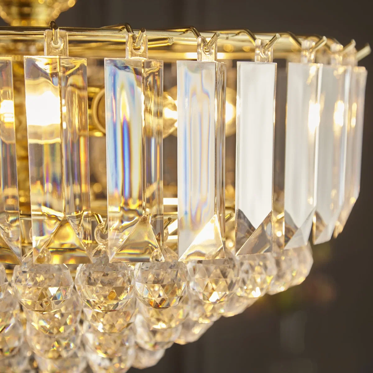 Fargo 6 Light Brass Pendant – image 2