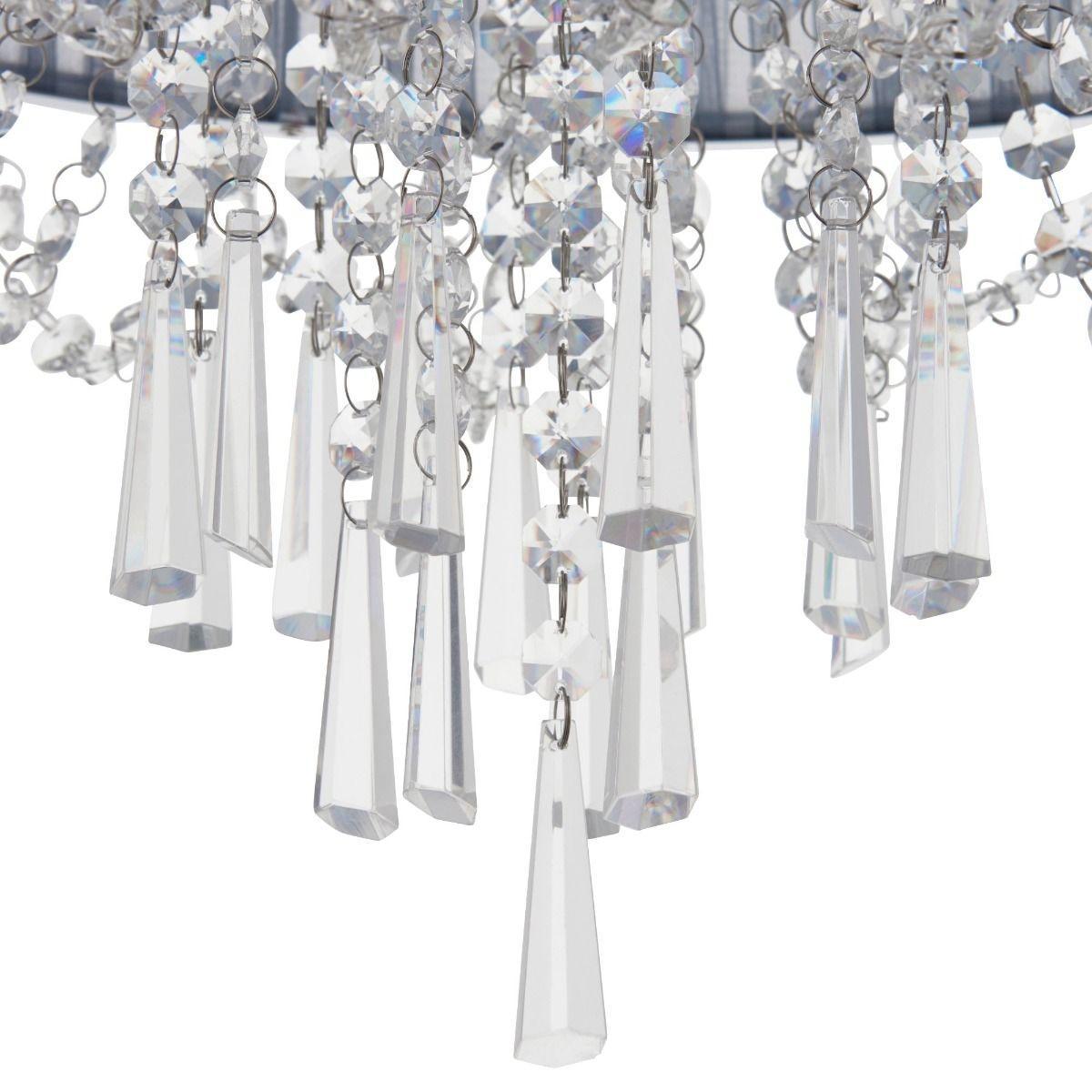 Sephina 3 Light Grey Pendant Ceiling Light – image 3