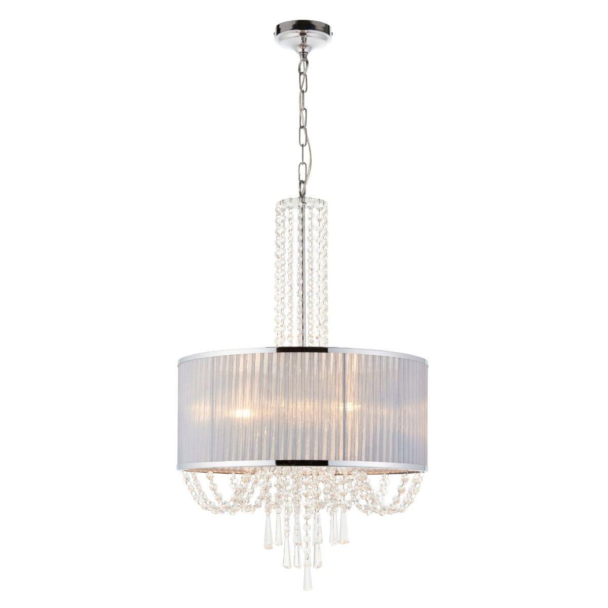 Sephina 3 Light Grey Pendant Ceiling Light – image 4