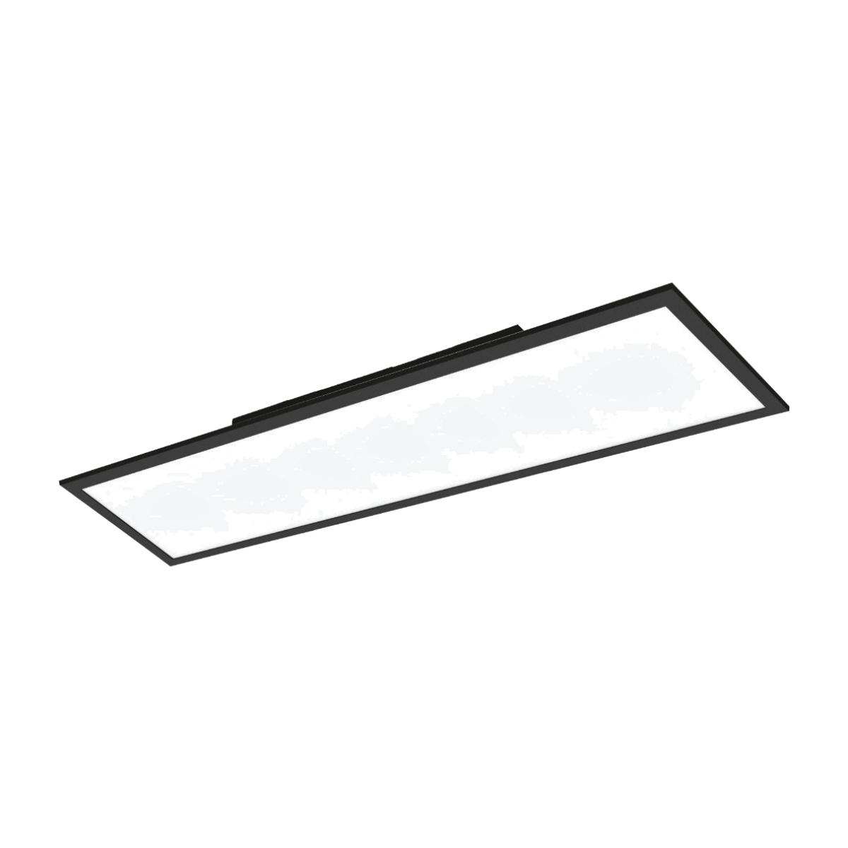 Salobrena-C Large LED Black Flush Ceiling Light