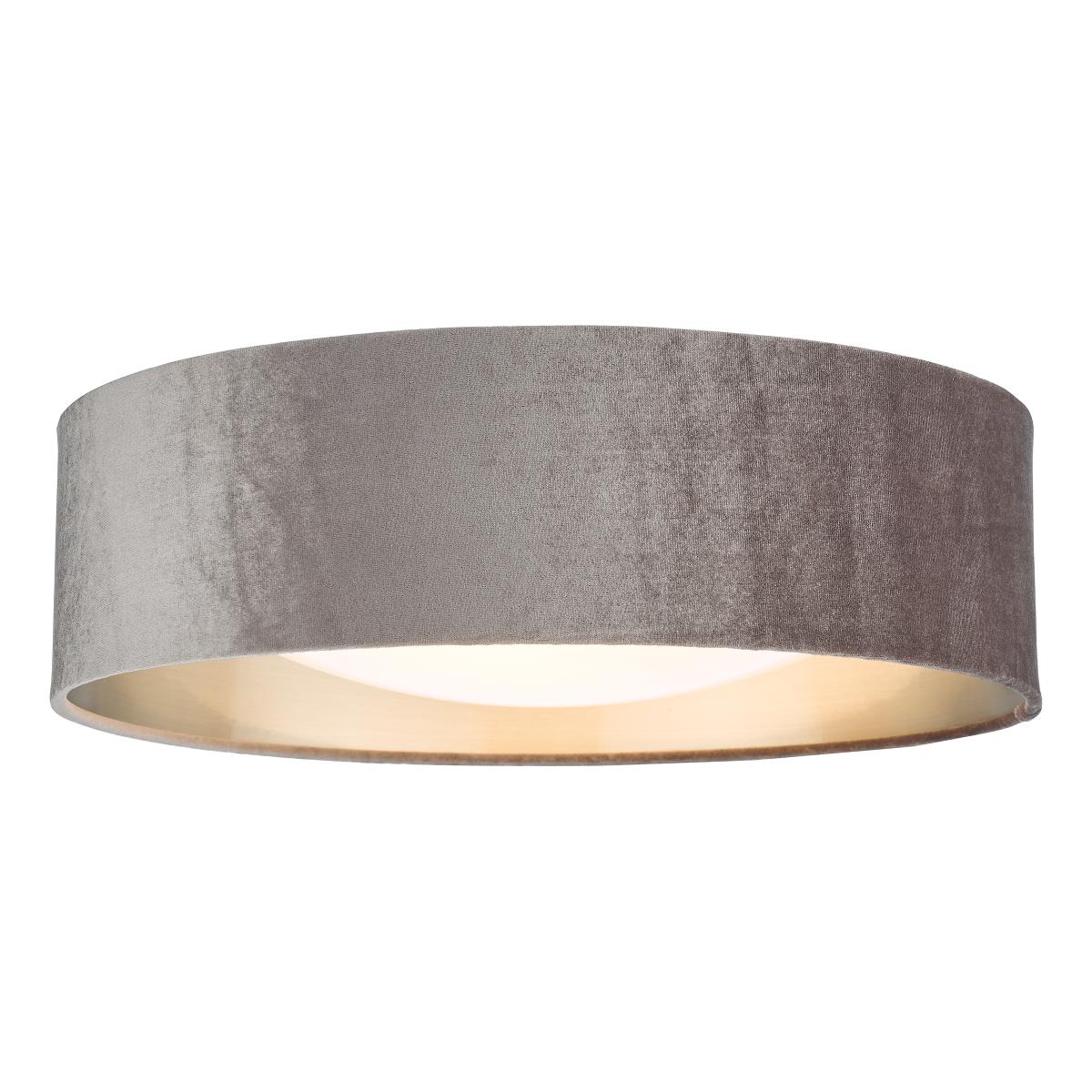 Viera Mink & Silver Flush Ceiling Light – image 4