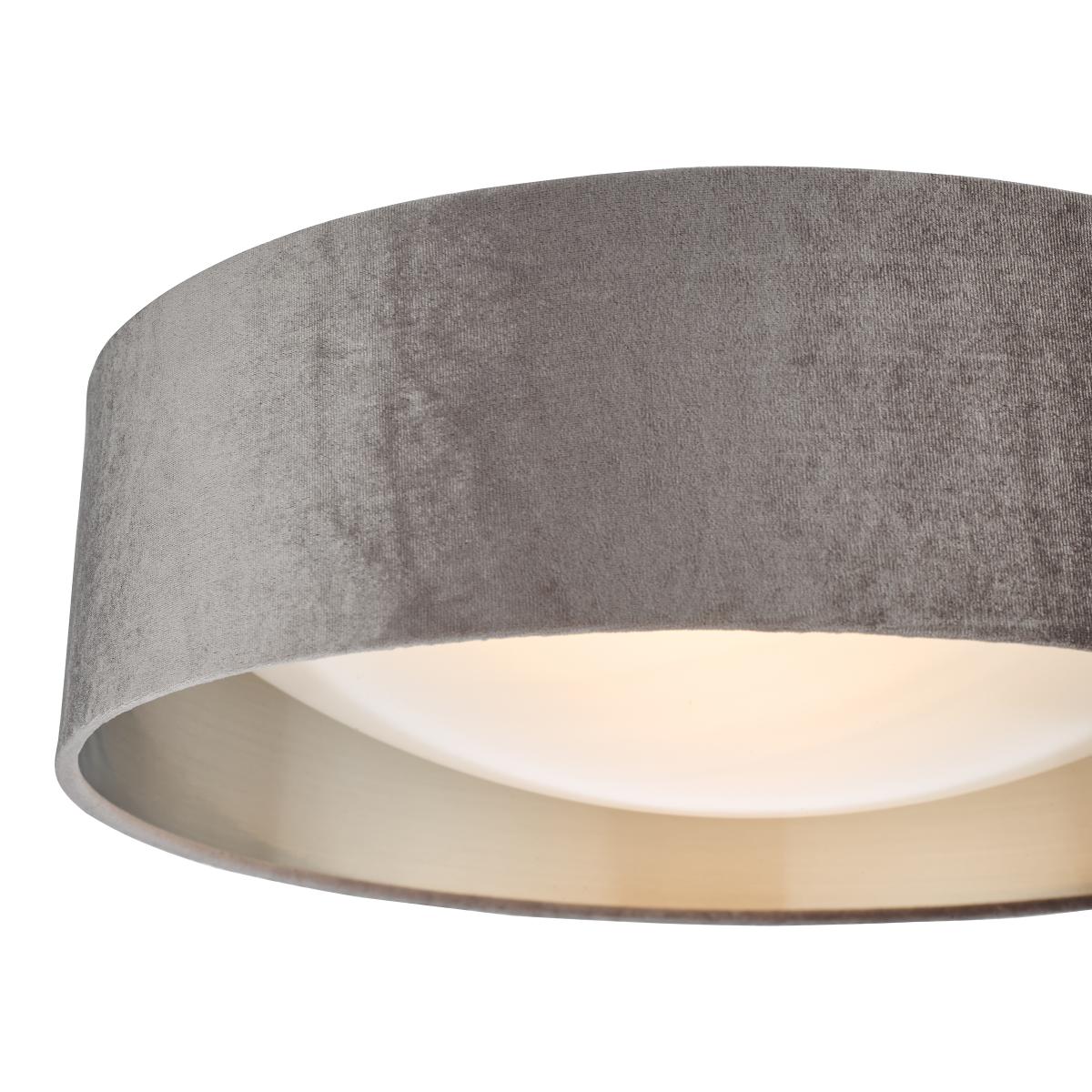 Viera Mink & Silver Flush Ceiling Light – image 5