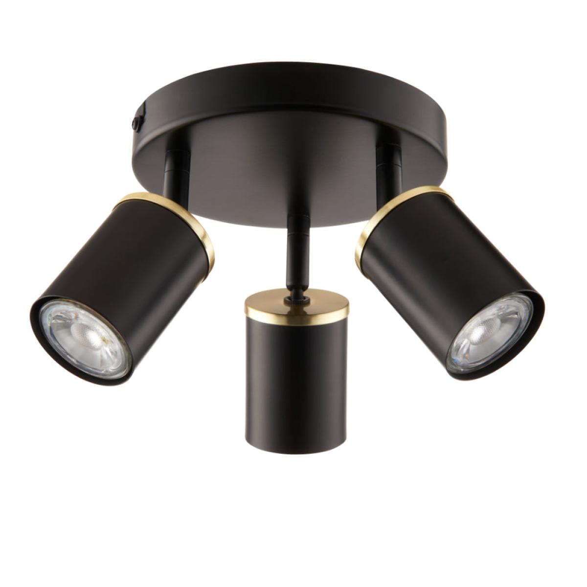 Talbot Matte Black 3-Spot Plate – image 2