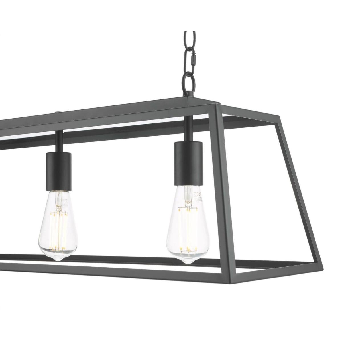 Charley 3 Light Matte Black Pendant Bar – image 6