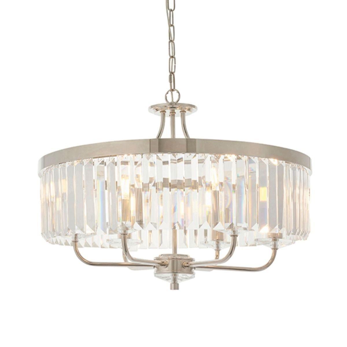 Yasmin 6 Light Nickel Pendant Ceiling Light – image 3