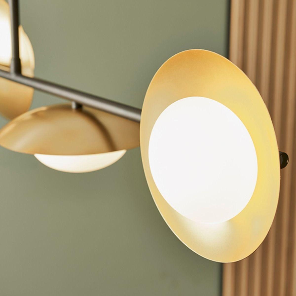 Carrei 4 Light Semi Flush Gold and Bronze Ceiling Light – image 6