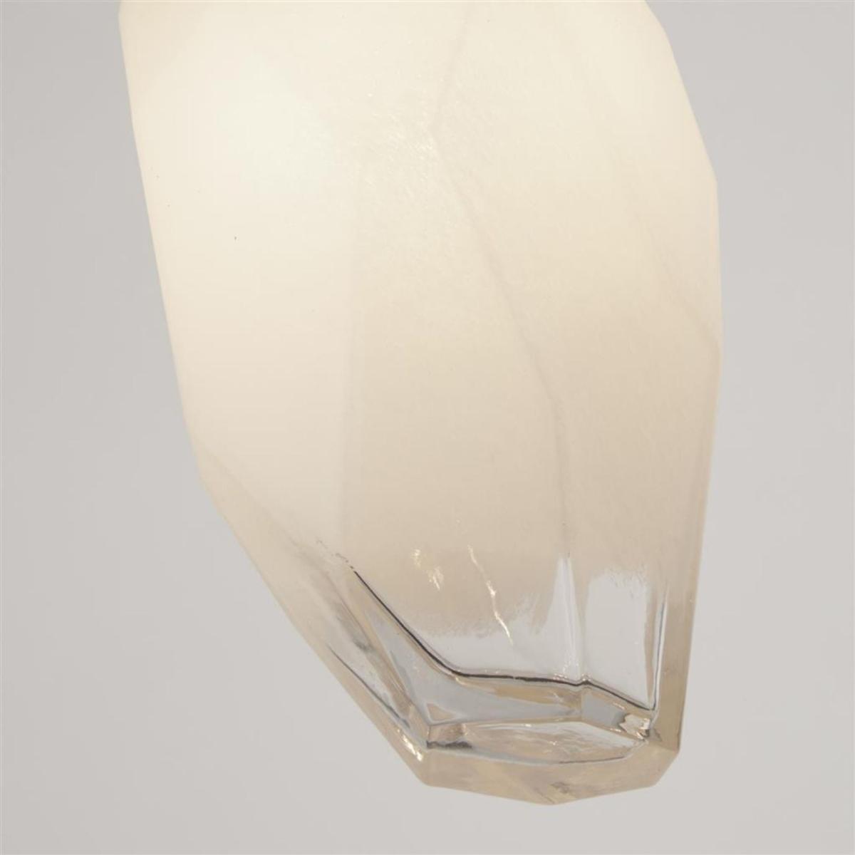 Rocky 1 Light Satin Brass & Glass Pendant Ceiling Light – image 4