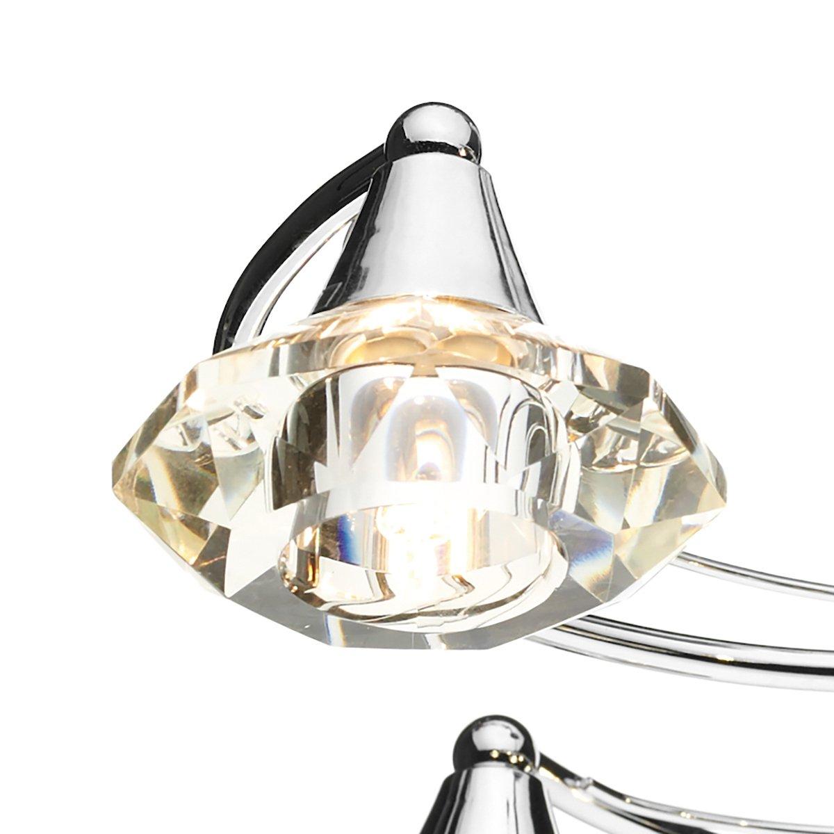 Luther 6 Light Semi-Flush Silver Ceiling Light – image 4
