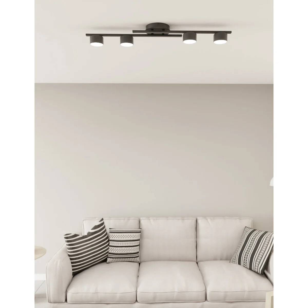 Fragment 4 Light Semi Flush Black – image 3