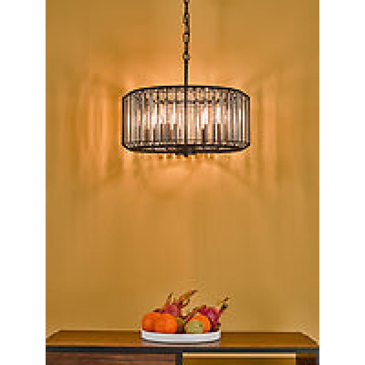 Naeva 4 Light Pendant Black Crystal – image 2