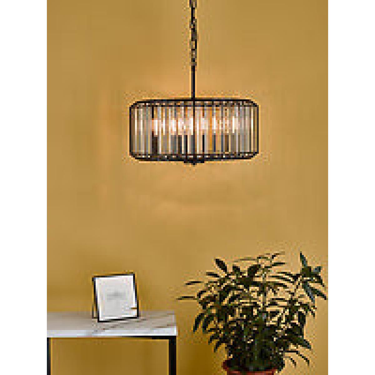 Naeva 4 Light Pendant Black Crystal – image 3
