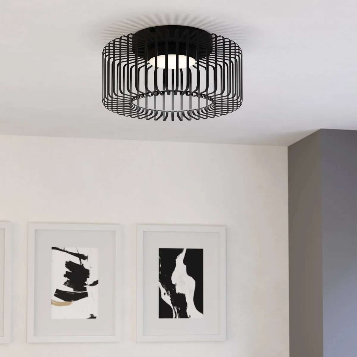 Ginestrone-z Black LED Flush Ceiling Light – image 1