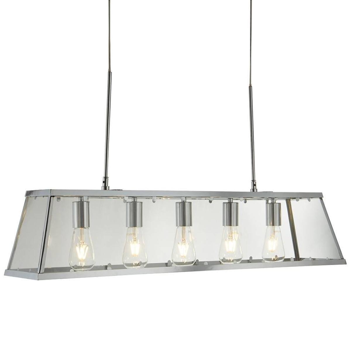 Searchlight Voyager 5 Light Ceiling Light Polished Chrome – image 2