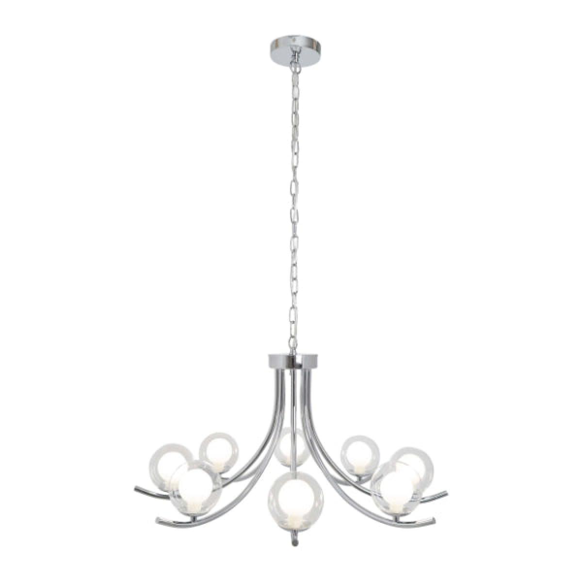 Jimena 5 Light Polished Chrome Pendant Ceiling Light – image 2