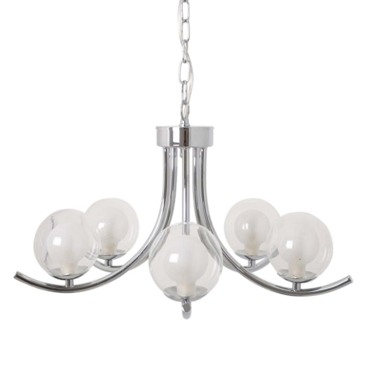 Jimena 5 Light Polished Chrome Pendant Ceiling Light – image 5