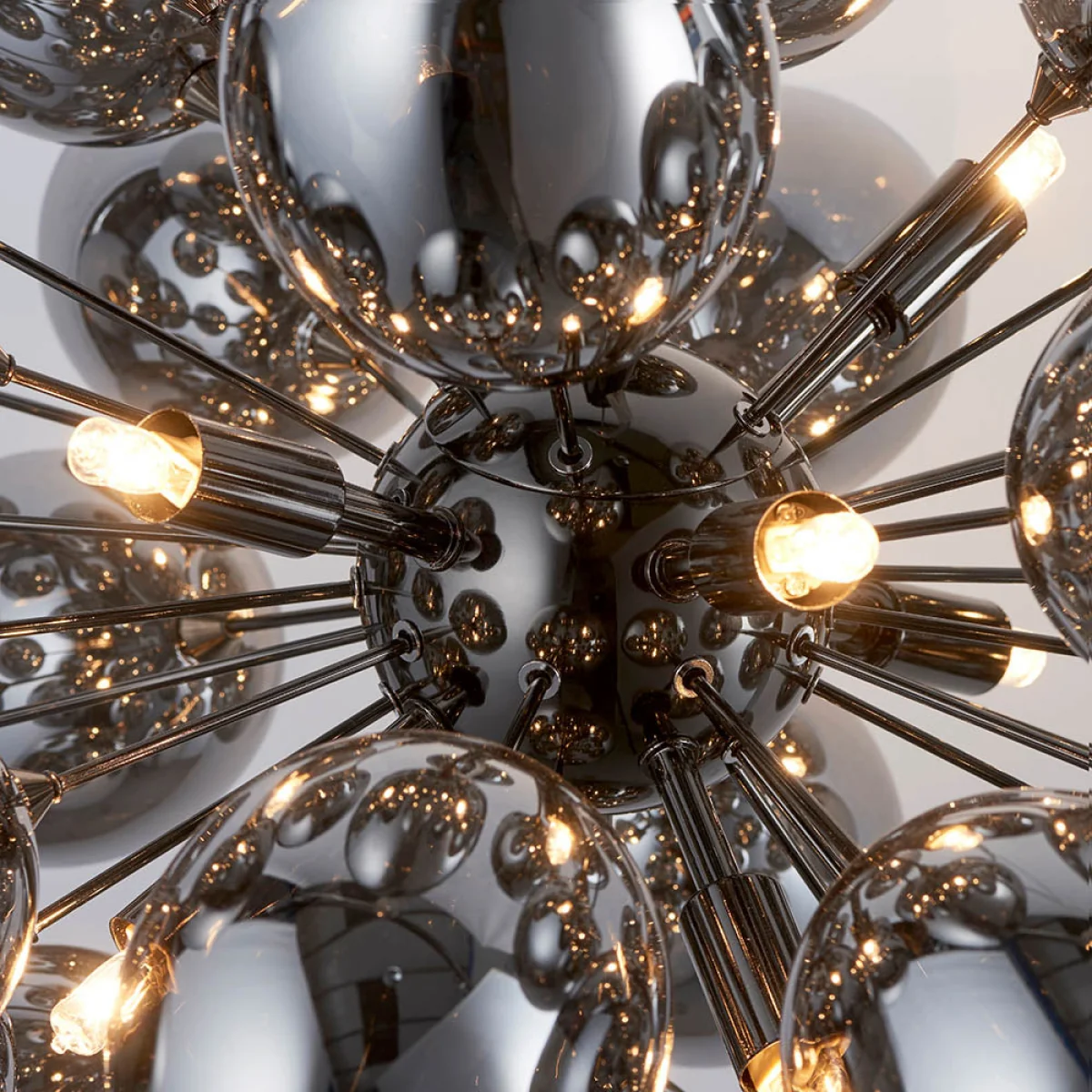 Infinity 8 Light Pendant Black Chrome – image 3