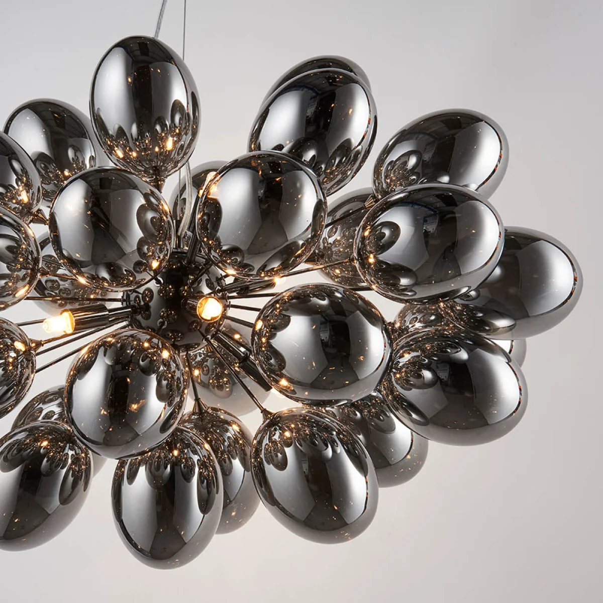 Infinity 8 Light Pendant Black Chrome – image 6
