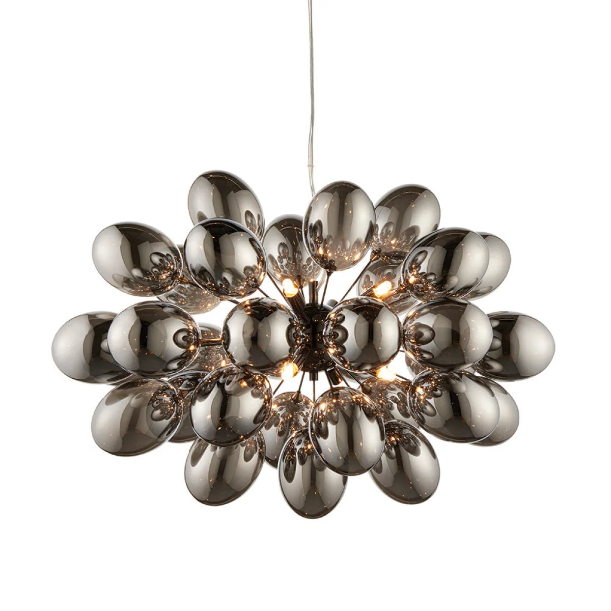 Infinity 8 Light Pendant Black Chrome – image 7