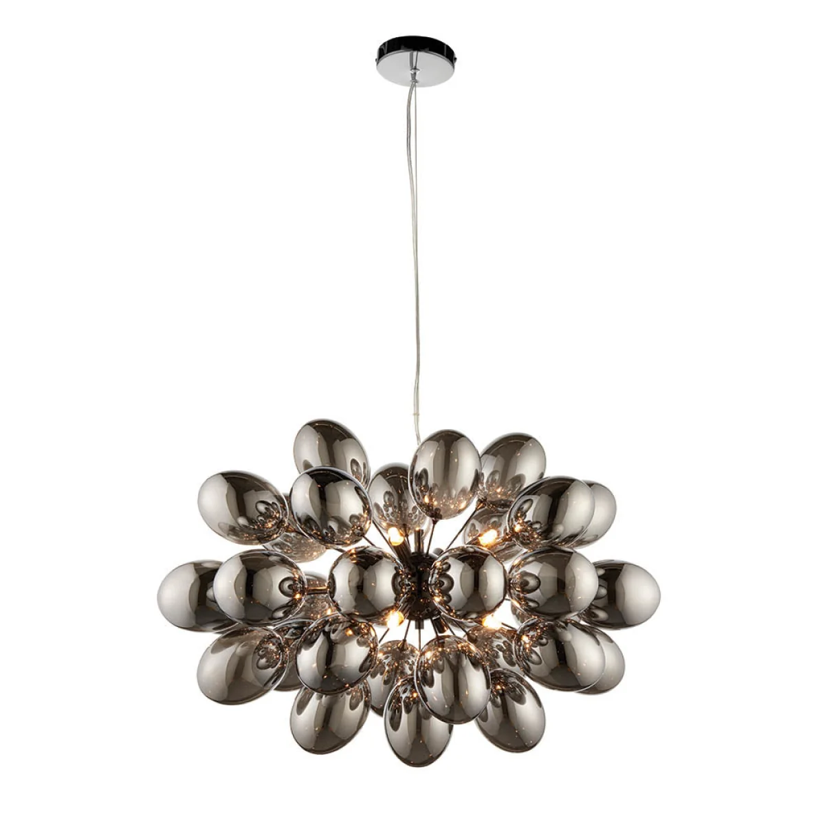 Infinity 8 Light Pendant Black Chrome – image 8