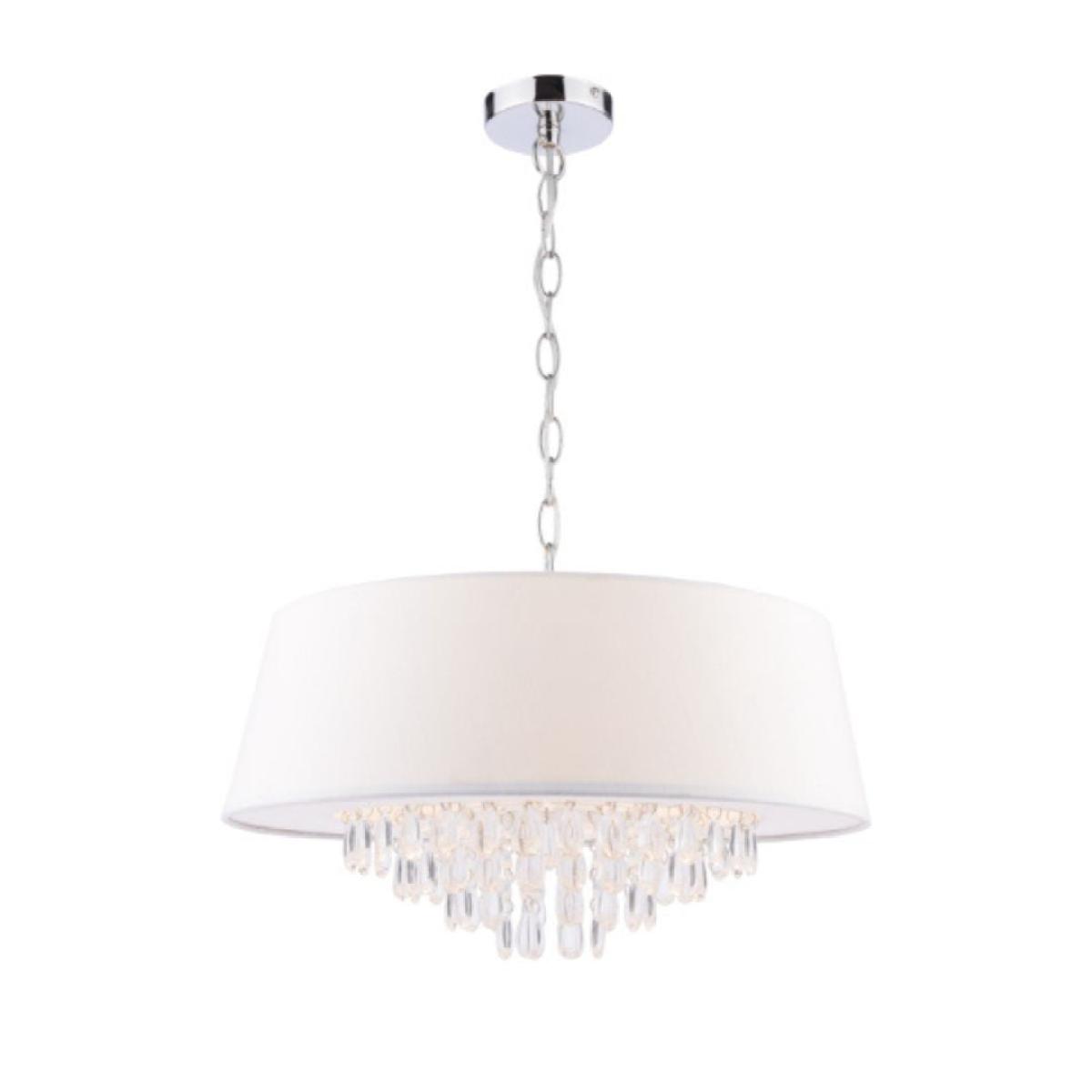 Graca Ivory & Crystal Ceiling Pendant – image 2