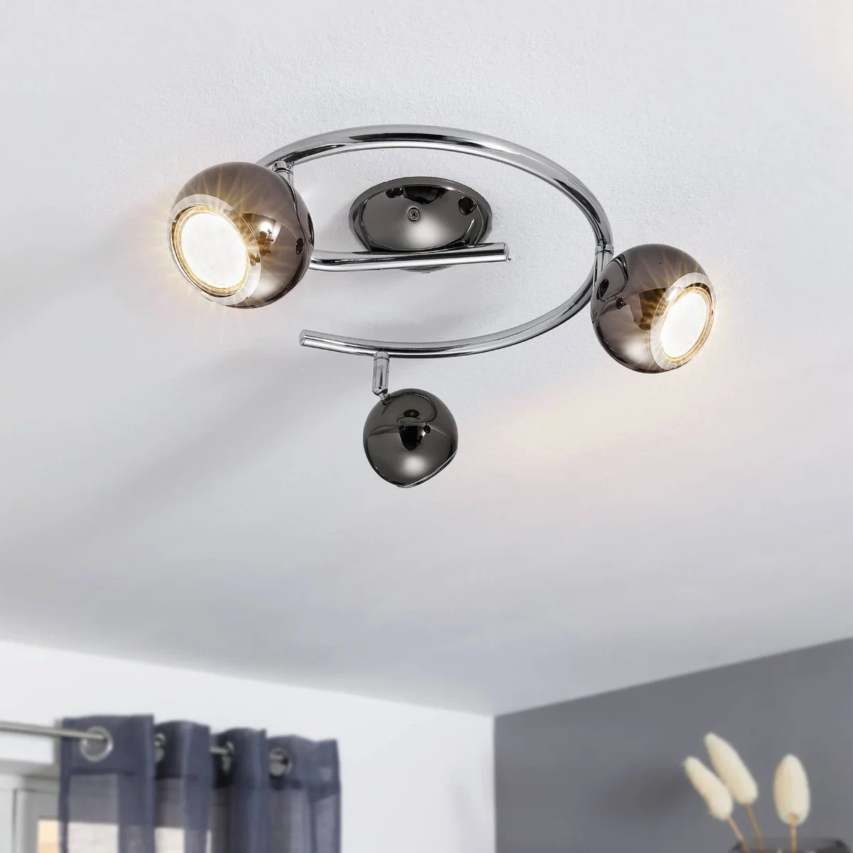 Bimeda 3-Light Grey LED Spotlight – image 1