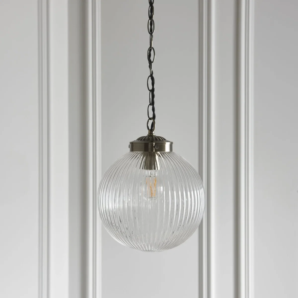 Brydon Pendant 250mm Antique Brass – image 4