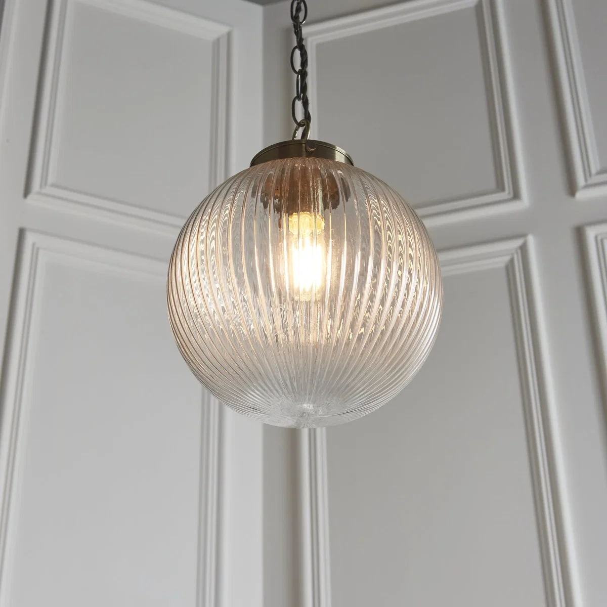 Brydon Pendant 250mm Antique Brass – image 5