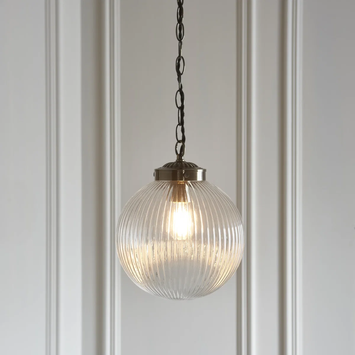 Brydon Pendant 250mm Antique Brass – image 1