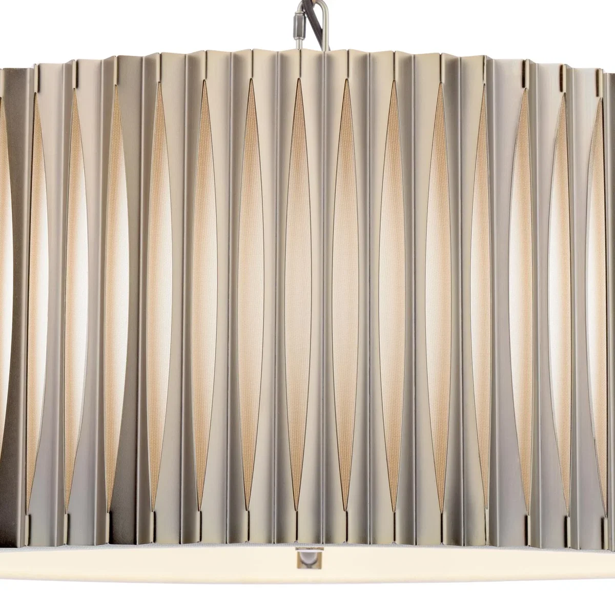 Netra 3 Light Satin Bronze & Ivory Pendant – image 7