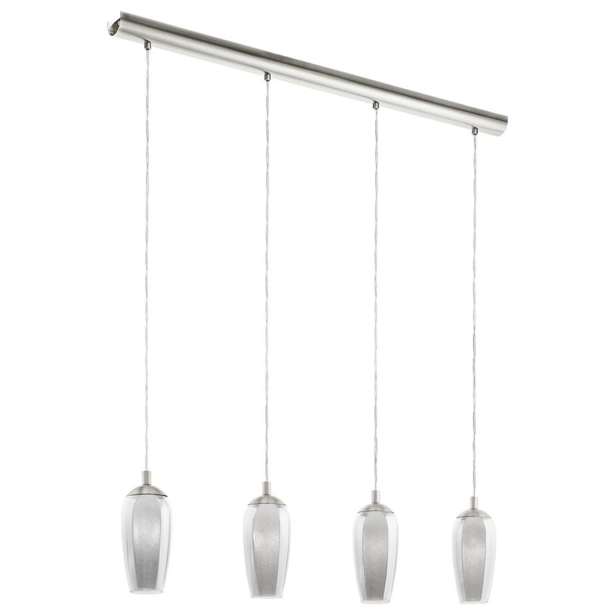 Stephie 4 Light Ceiling Light Bar Satin Nickel – image 4