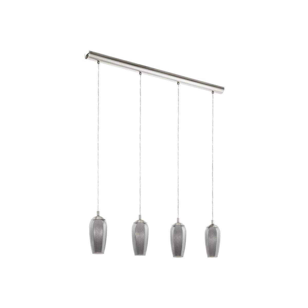 Stephie 4 Light Ceiling Light Bar Satin Nickel – image 1