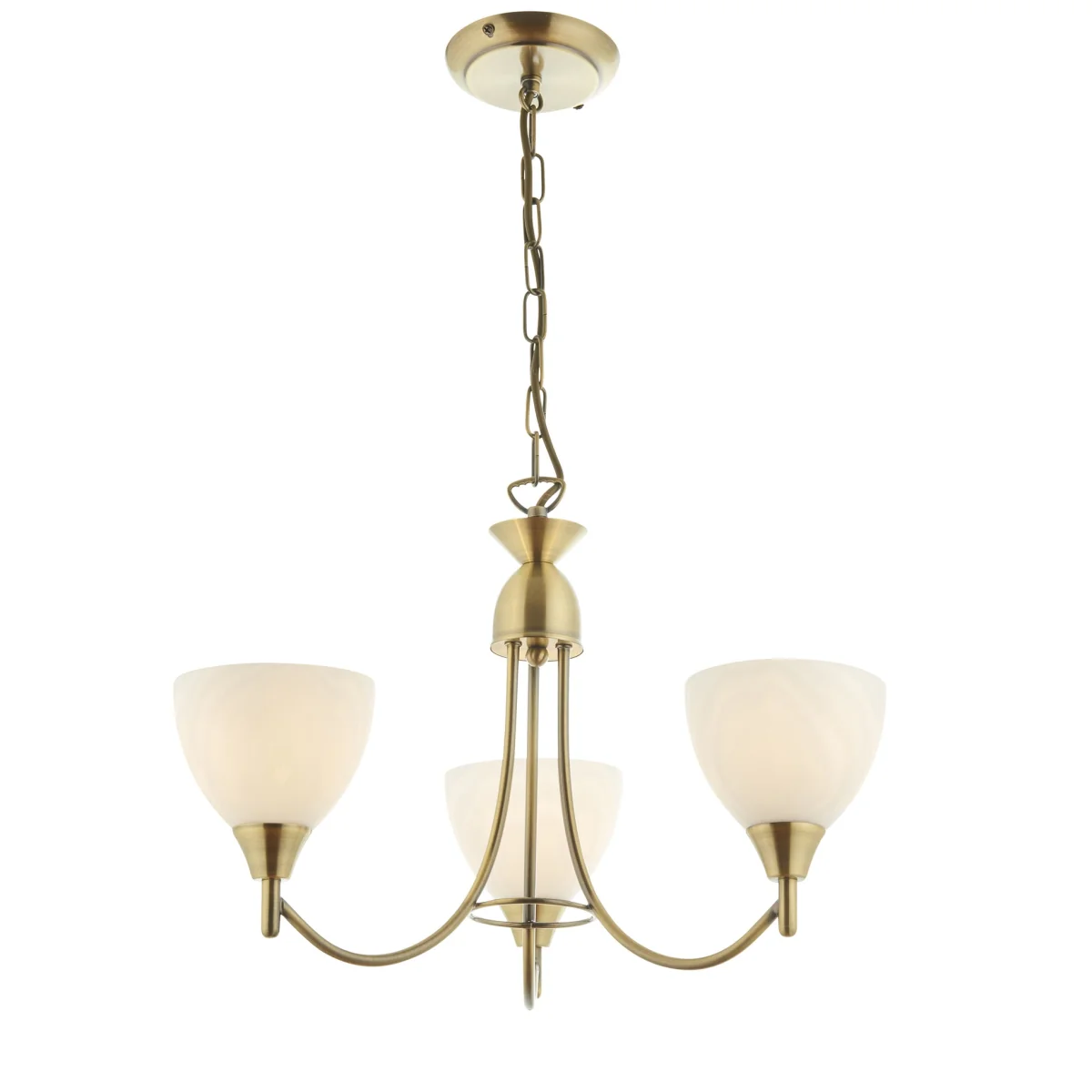 Alton 3 Light Pendant Antique Brass – image 7