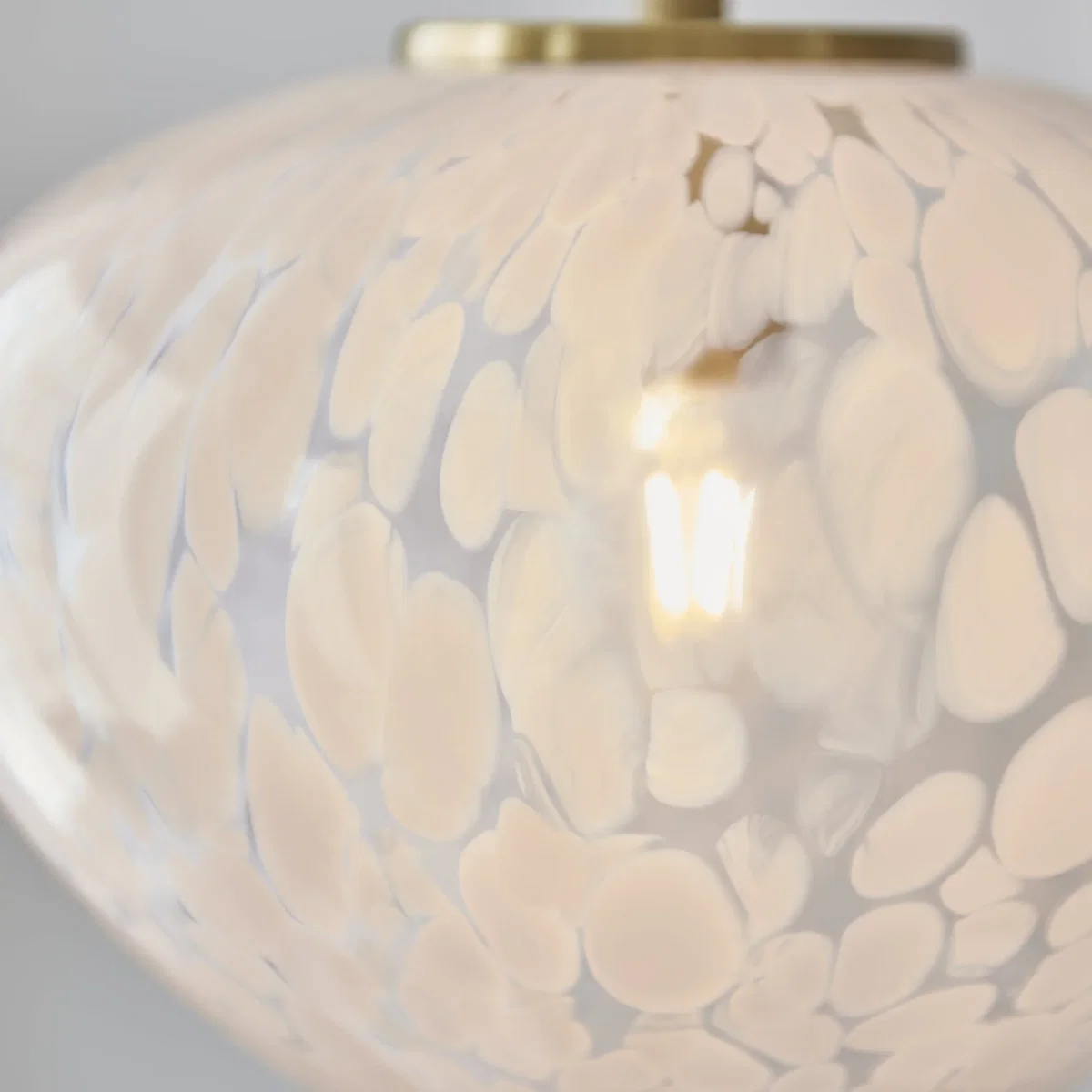 Mali 1 Light Pendant Satin Brass – image 2