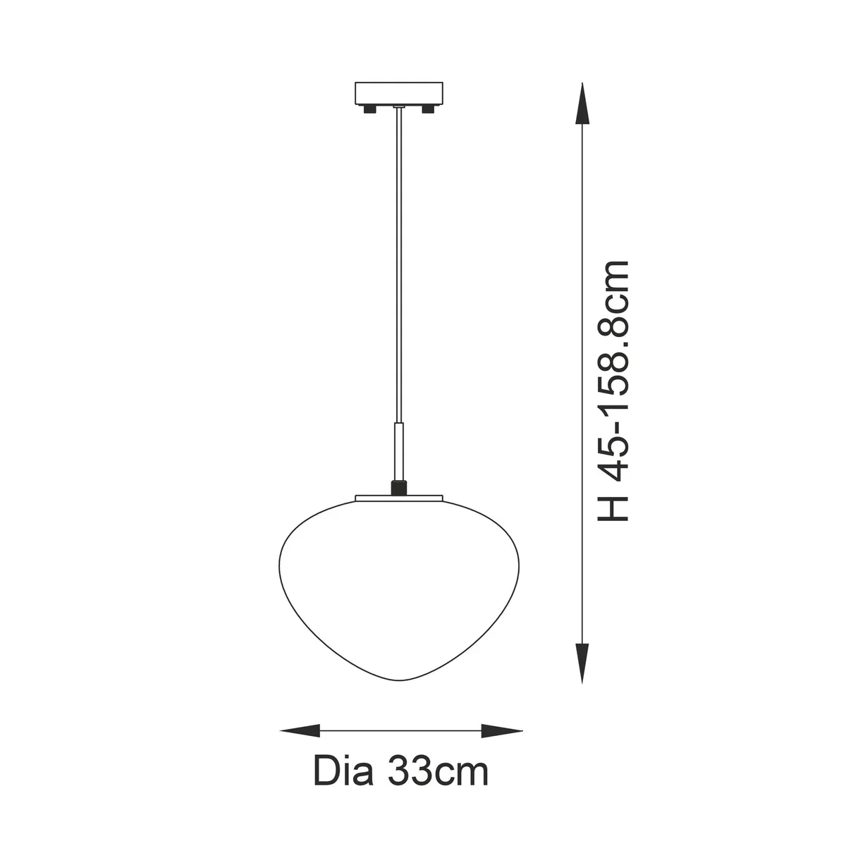 Mali 1 Light Pendant Satin Brass – image 8