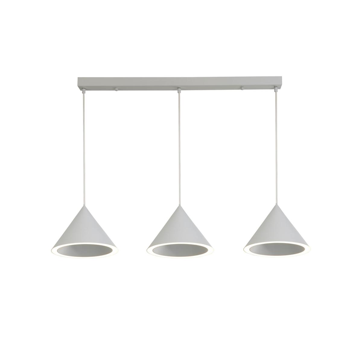 Segar 3 Light LED White Ceiling Bar – image 2