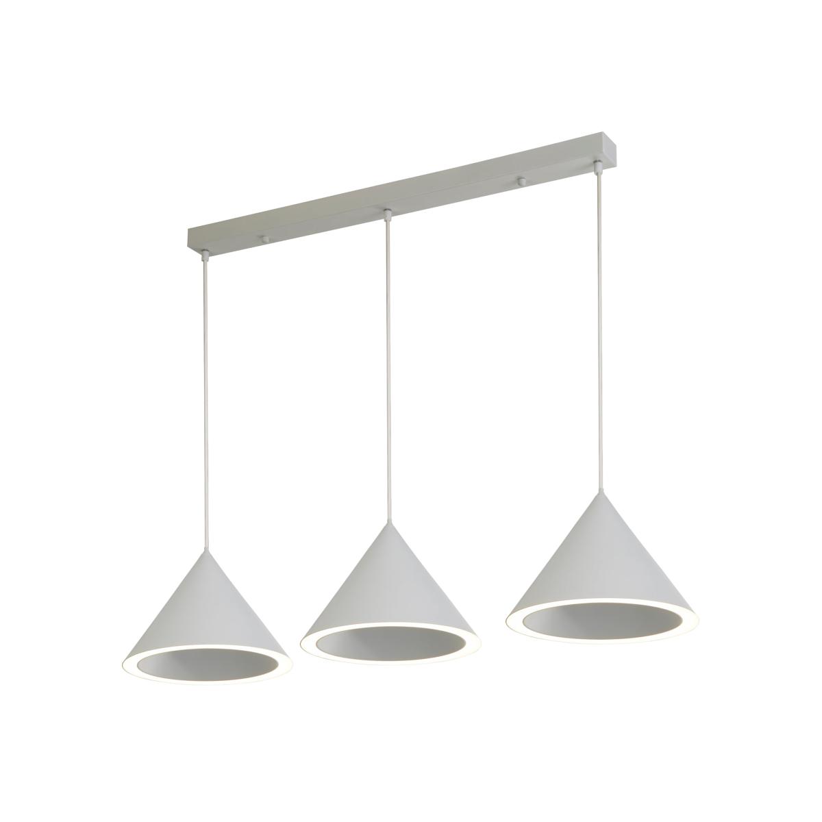 Segar 3 Light LED White Ceiling Bar – image 1
